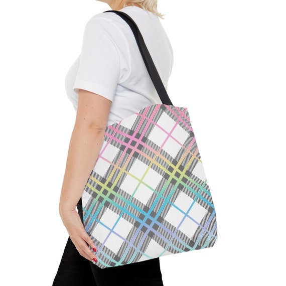 Ombre Pastel Tote Bag, Shopping Bag, Book Bag
