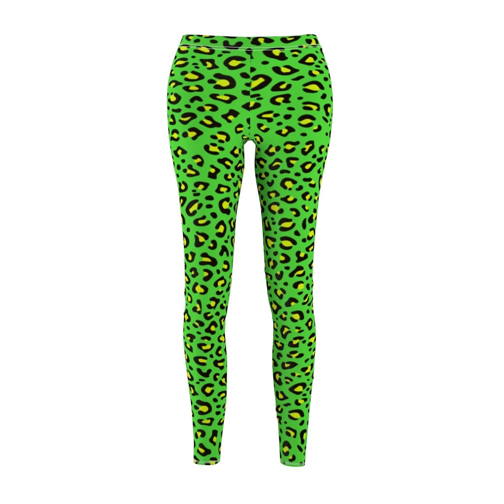 Neon animal print clearance leggings