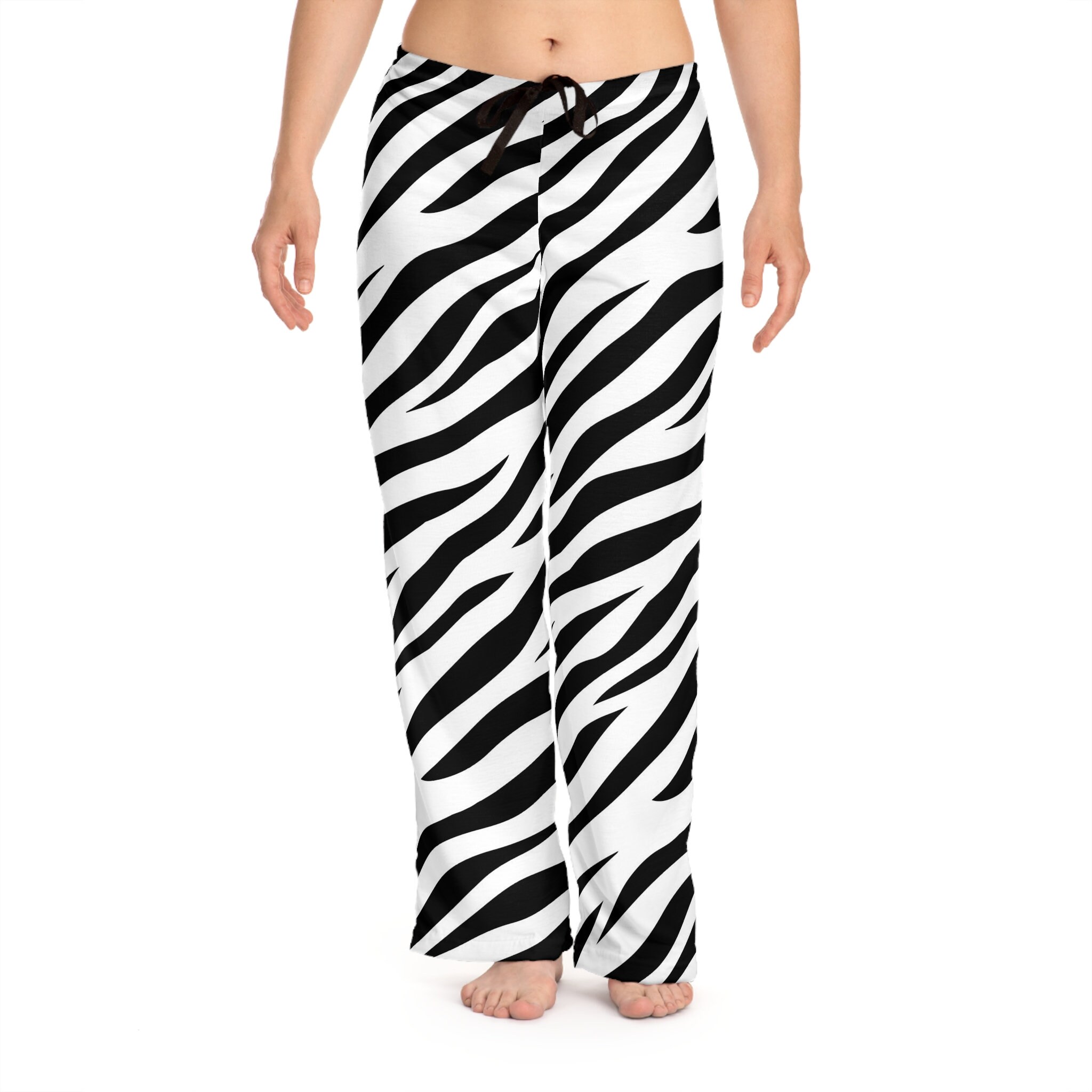 Zebra Print Pajama Pants - Etsy