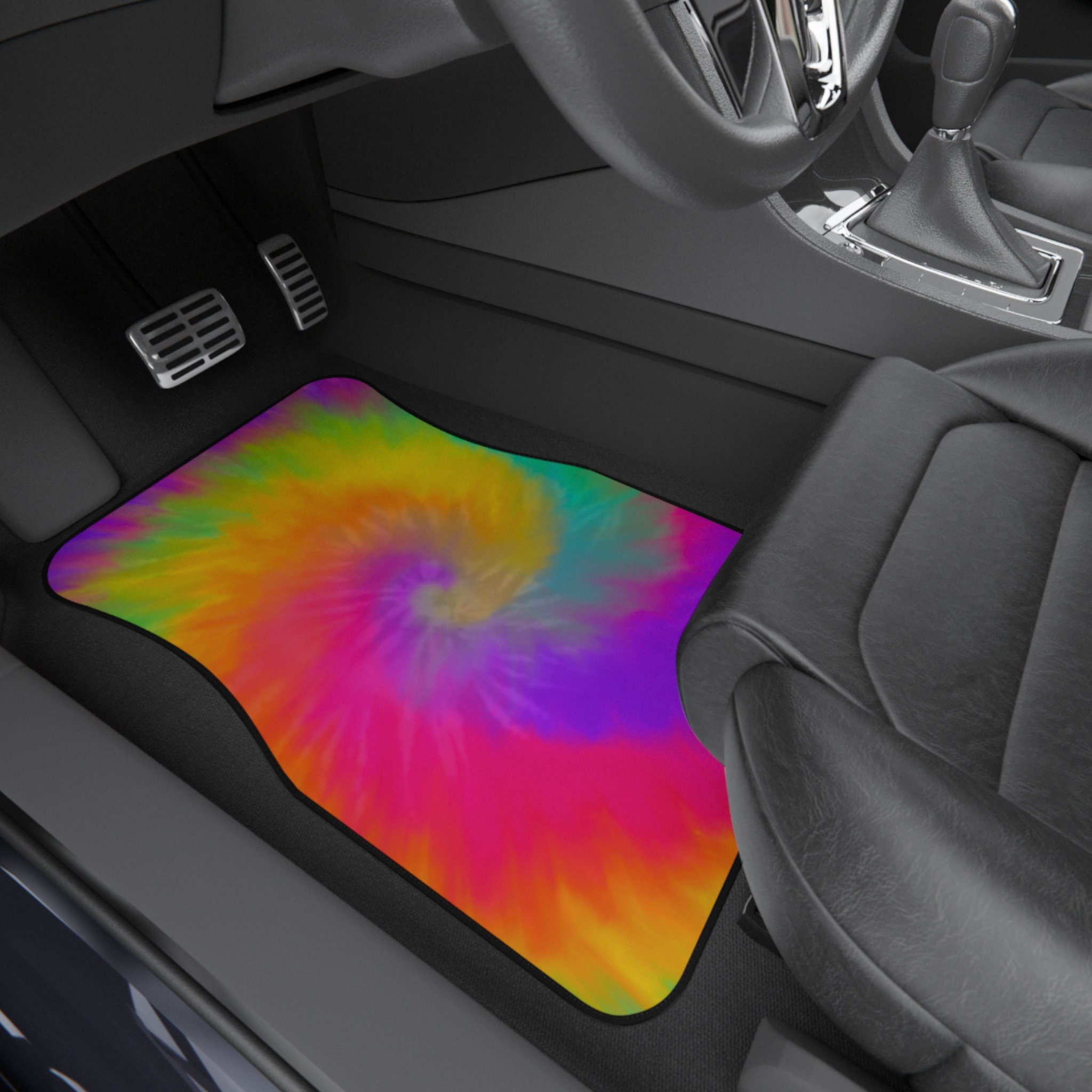 Tie Dye Car Floor Mats (2 front mats)