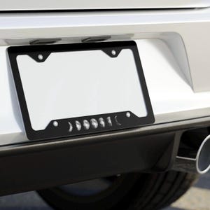 Moon Phase License Plate Frame