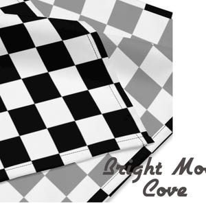 Checkerboard Bandana, 3 Sizes