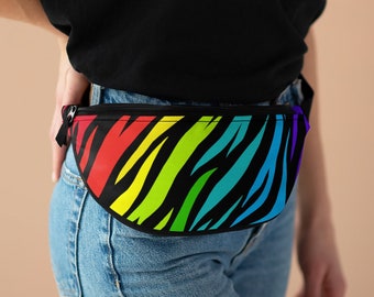 Neon Tiger Stripes Fanny Pack