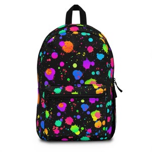 dior backpack mini splatter paint patterns Paint Splatter Backpack