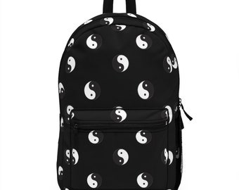 kids Backpack Abstract Yin Yang Backdrop School Backpack ?Travel Backpack