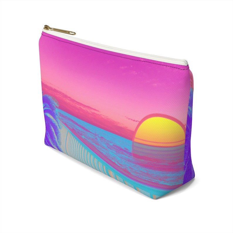 Vaporware Beach with Sago Palm Bag