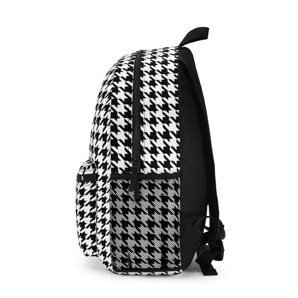 Houndstooth Backpack, Personalizable Book Bag - Etsy display picture 2