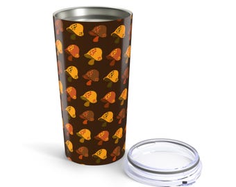 Groovy Mushrooms Tumbler, Dishwasher Safe