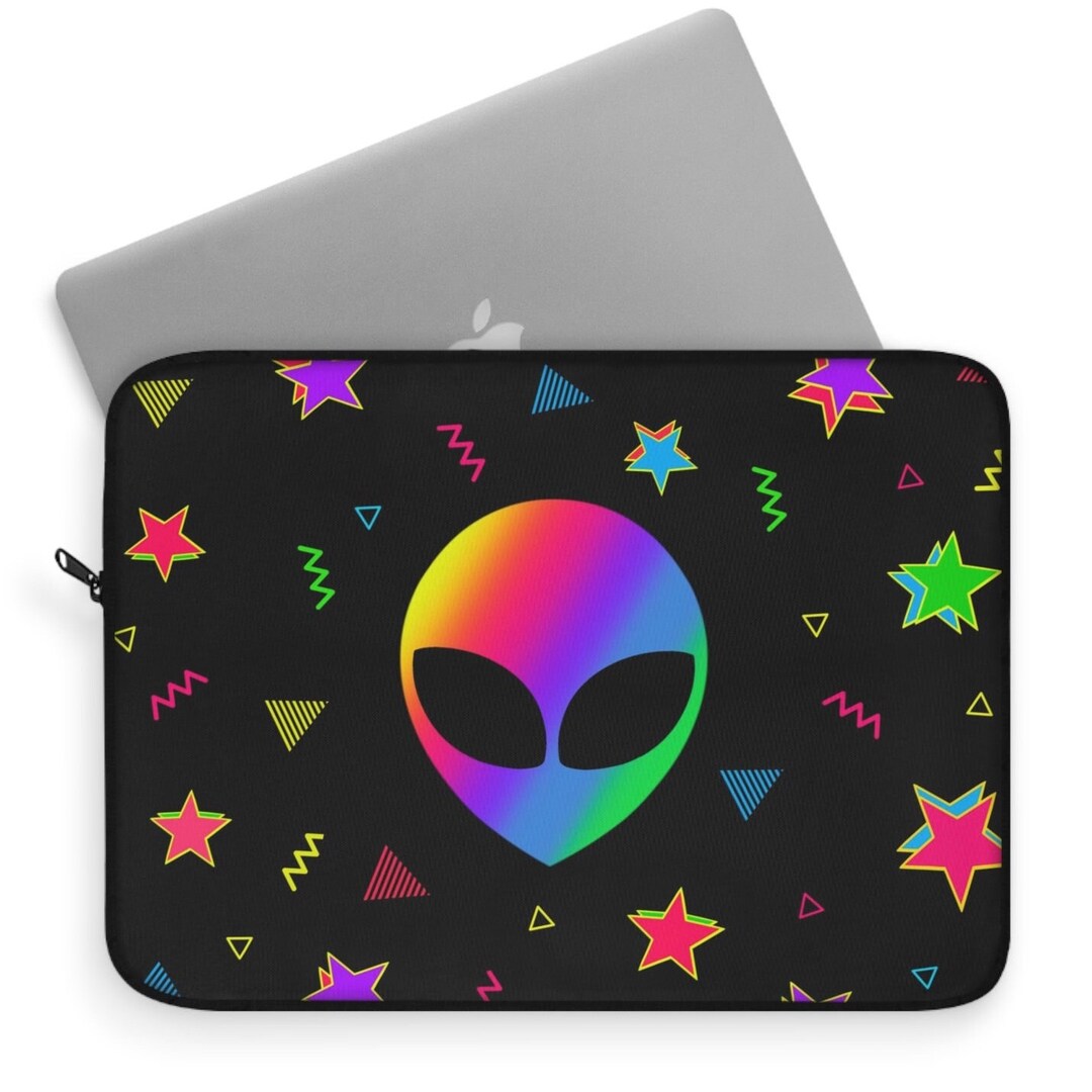 Neon Alien Laptop Sleeves - Etsy