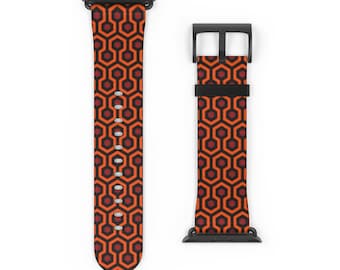 Overlook Carpet Apple Watch Band, Faux Leather Watch Band