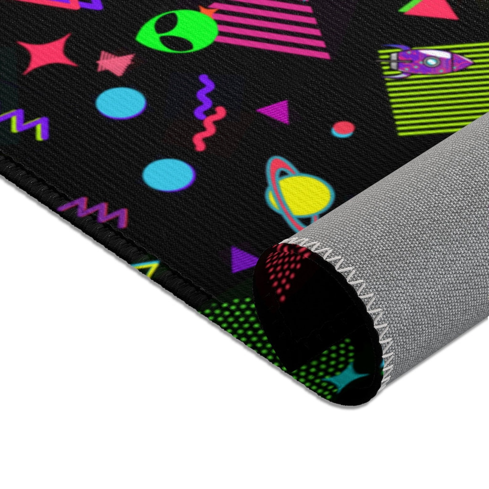 Spacey Rug Arcade Carpet Game Room Rug Etsy