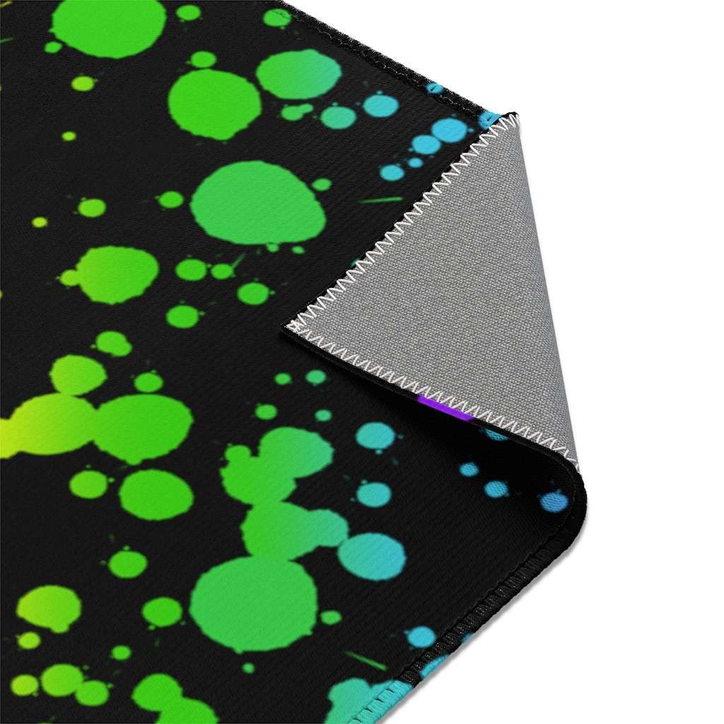 Paint Splatter Rugs Etsy