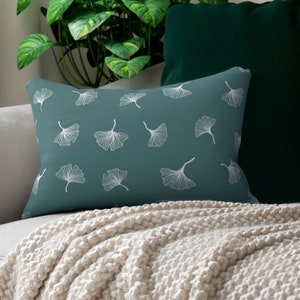 Ginkgo Leaf Lumbar Pillow