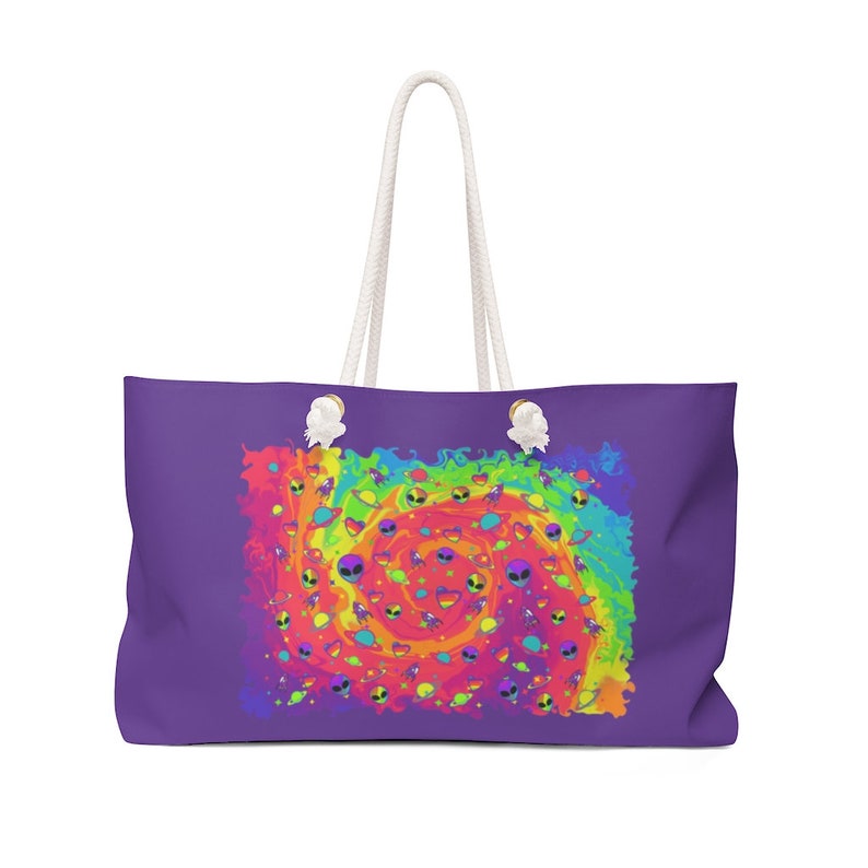 Large Spacey Tote Bag