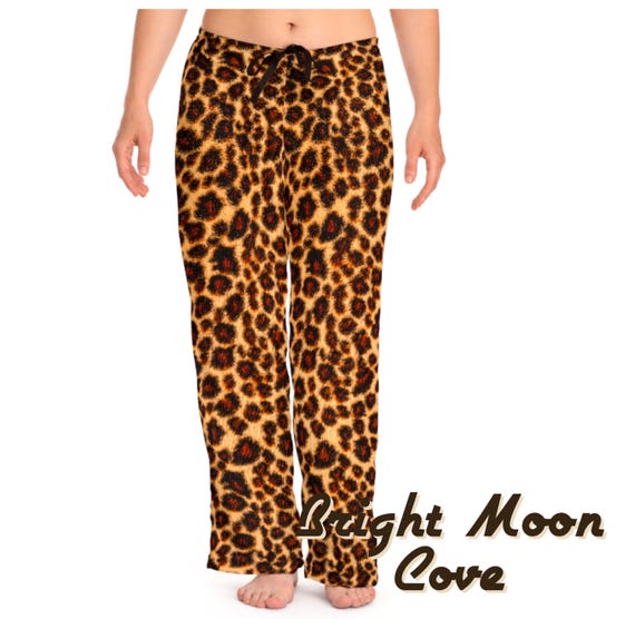 Leopard Print Pajama Pants - Etsy Leopard Print Pajama Pants - Etsy
