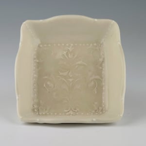 Handmade Small Pink Porcelain Dish/Tray