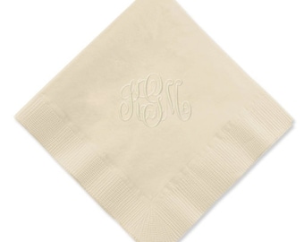 100 Beautiful Embossed napkins - Very Elegant!