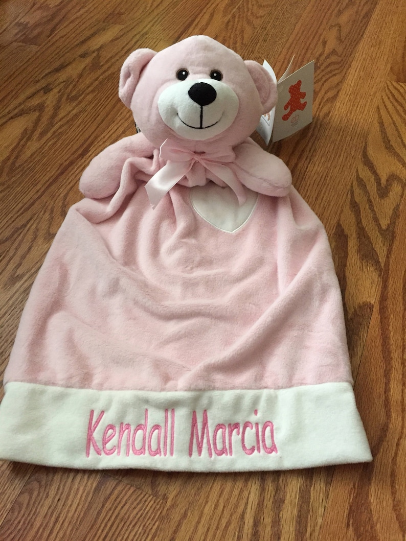 Personalized Lovey blanket Baby Gifts Etsy