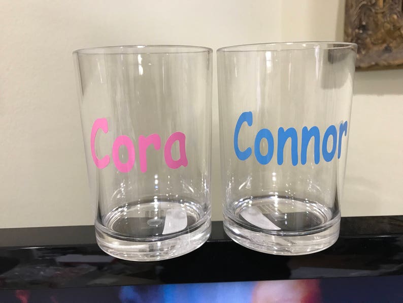 Monogrammed Acrylic Bathroom Cup. Perfect for Everyone in the Etsy