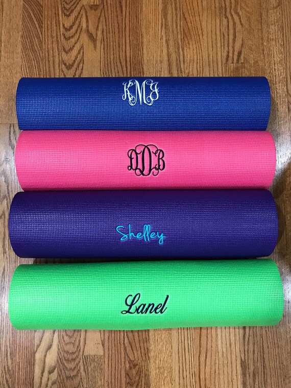 Personalized Yoga Mat Extra thick 1/4'' 6.2 mm Etsy