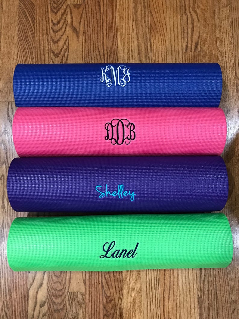 Personalized Yoga Mat Extra thick 1/4'' 6.2 mm Etsy