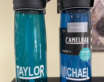 Sale! Super FAST personalized Camelbak .75L  & 1L Eddy waterbottles