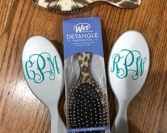 Monogrammed Wet Brush