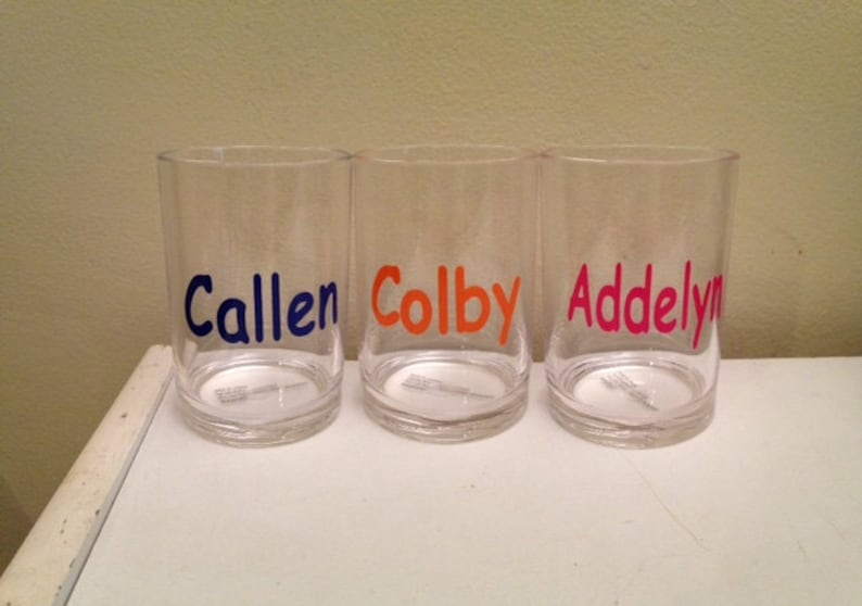 Monogrammed Acrylic Bathroom Cup. Perfect for Everyone in the Etsy