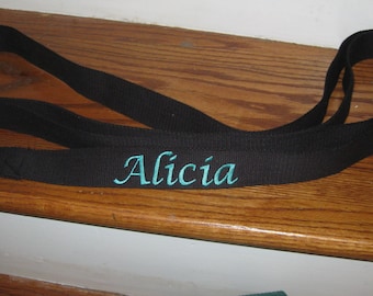 SALE! monogrammed yoga strap