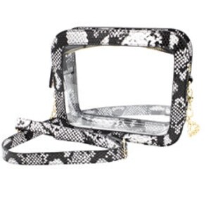 ¡OFERTA! IMPRESIONANTE bolso bandolera de piel sintética de serpiente de 8 x 6 x 2 pulgadas