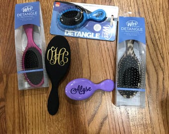 Monogrammed Wet Brush