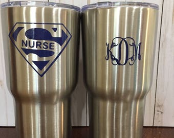 SALE! FREE shipping Superfast RTIC monogrammed tumbler 20oz