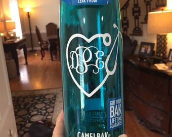 SALE!! Superfast Monogrammed Camelbak Chute  .75 Liter or 1 Liter