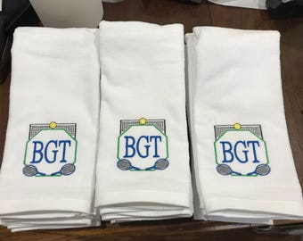 Personalized Tennis Towel