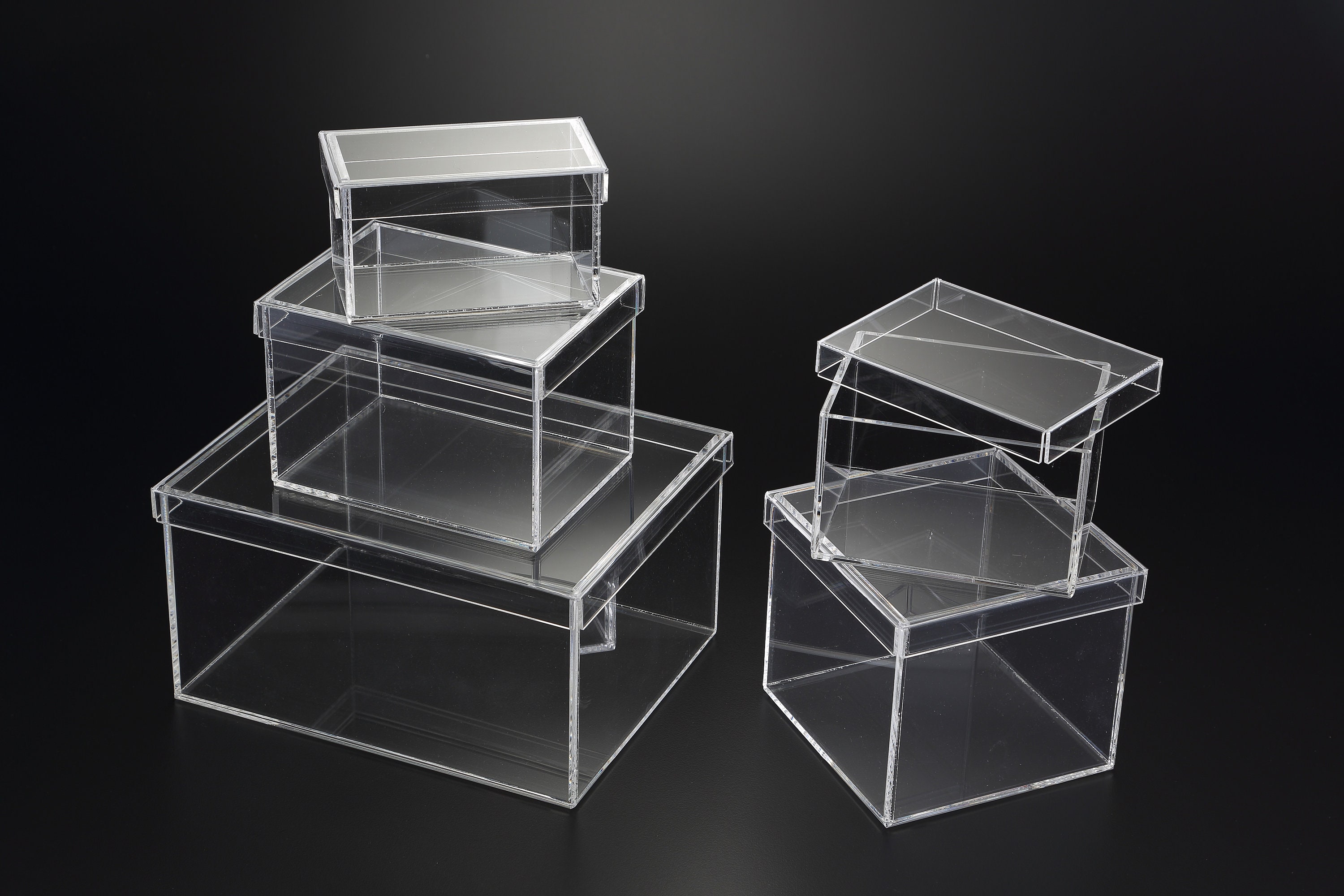 Beautiful Sturdy Acrylic Box With Lid Personalized or Not 