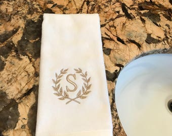 Monogrammed hand towel a GREAT GIFT for any occassion!