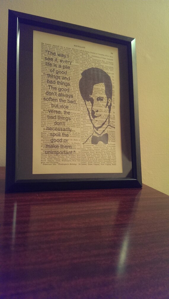 Doctor Who Art Print Matt Smith Or Tardis Every Life Is A Etsy