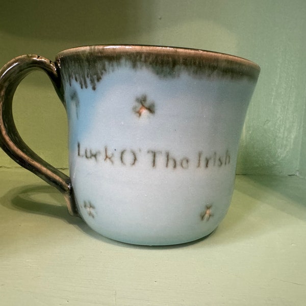 Luck of the Irish stoneware mug