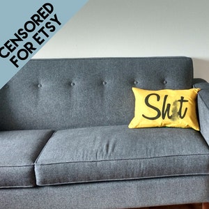 Curse word pillow case customizable | Etsy Novelty pillow | Etsy