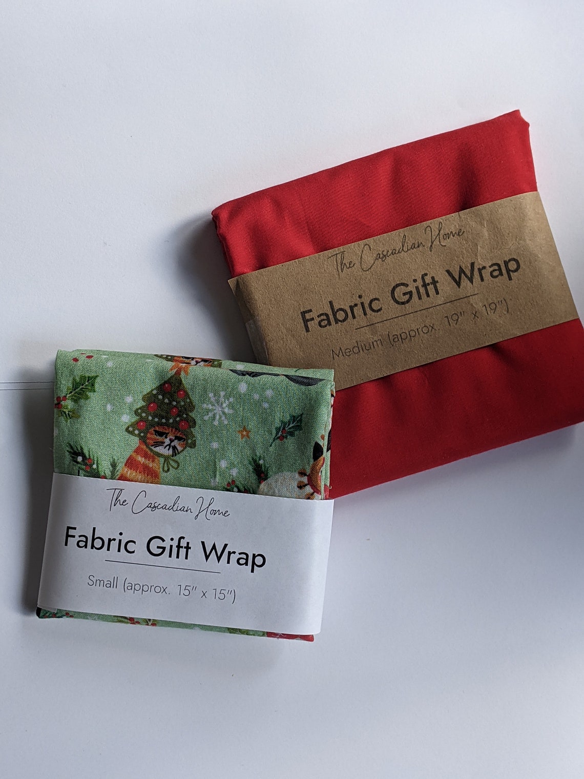 Fabric Gift Wrap Reusable Gift Wrapping Cloth Upcycled Etsy