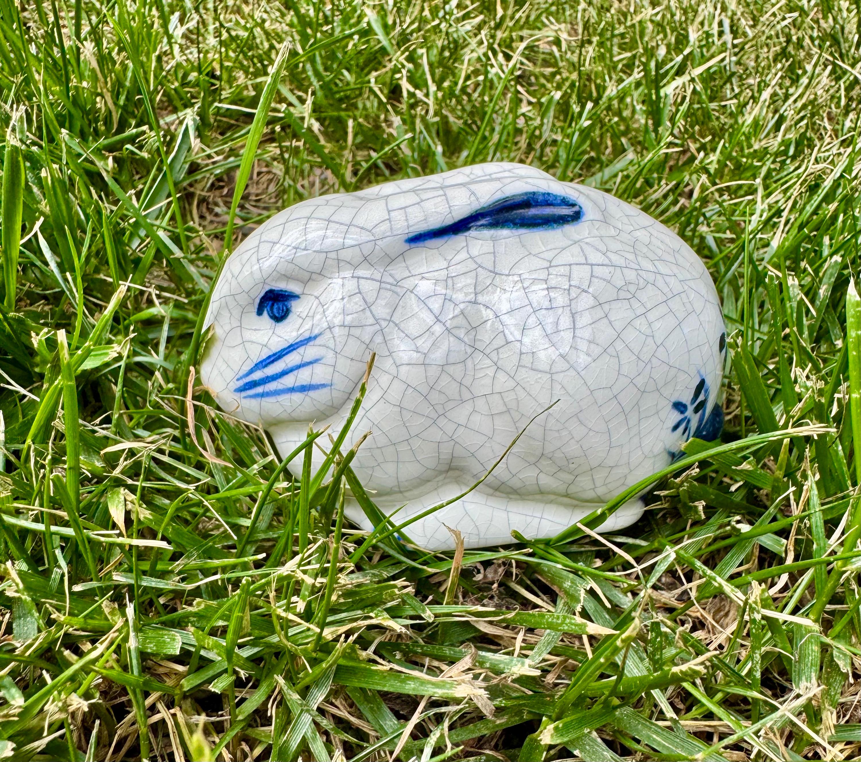 The Potting Shed Dedham Pottery Bunny Rabbit - Etsy