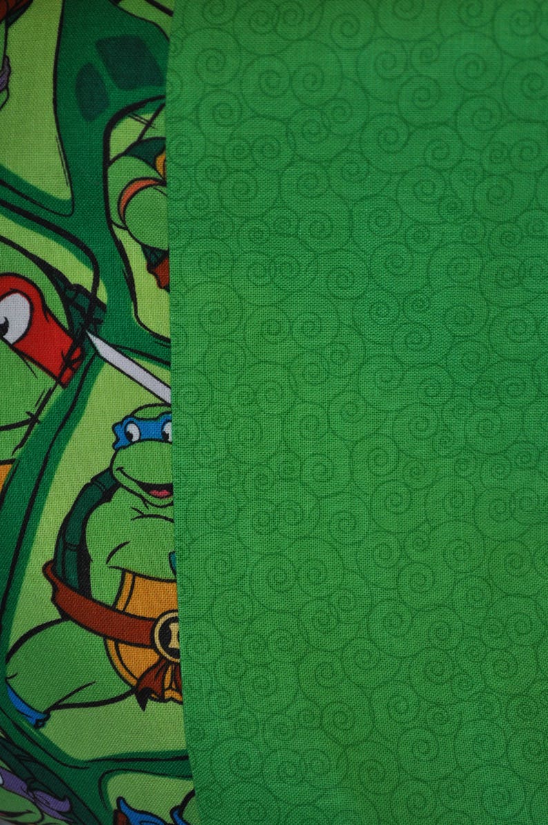 Handmade Travel Toddler Pillow Case Teenage Mutant Ninja Turtles