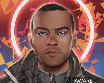 Detroit: Become Human Markus Poster Print Wall Art Decor 