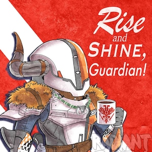 Póster de Shaxx Destiny, decoración de pared, arte de anime
