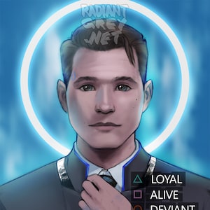 Connor RK800 Poster DETROIT BECOME HUMAN – Mitgard Store