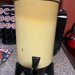 Vintage Harvest Gold 22 Cup Coffee Maker Percolator Party Urn - Etsy
