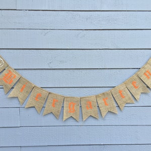 BIERGARTEN Burlap Banner, Oktoberfest Bunting, Oktoberfest Garland, Beer Garden, Rustic, Octoberfest