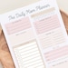 Printable Daily Mom Planner, Stay at Home Mom Daily Planner, Organized ...