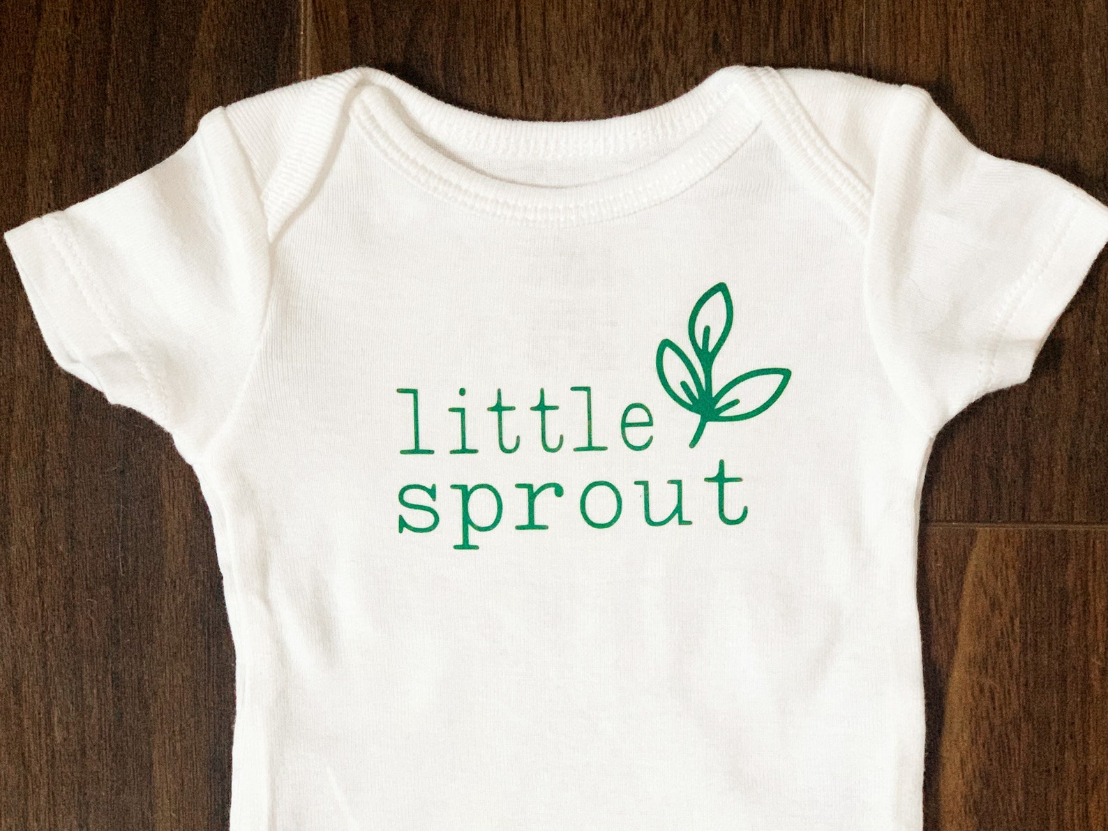 Little Sprout Onesie, Personalized Baby Shower Gift, Pregnancy ...