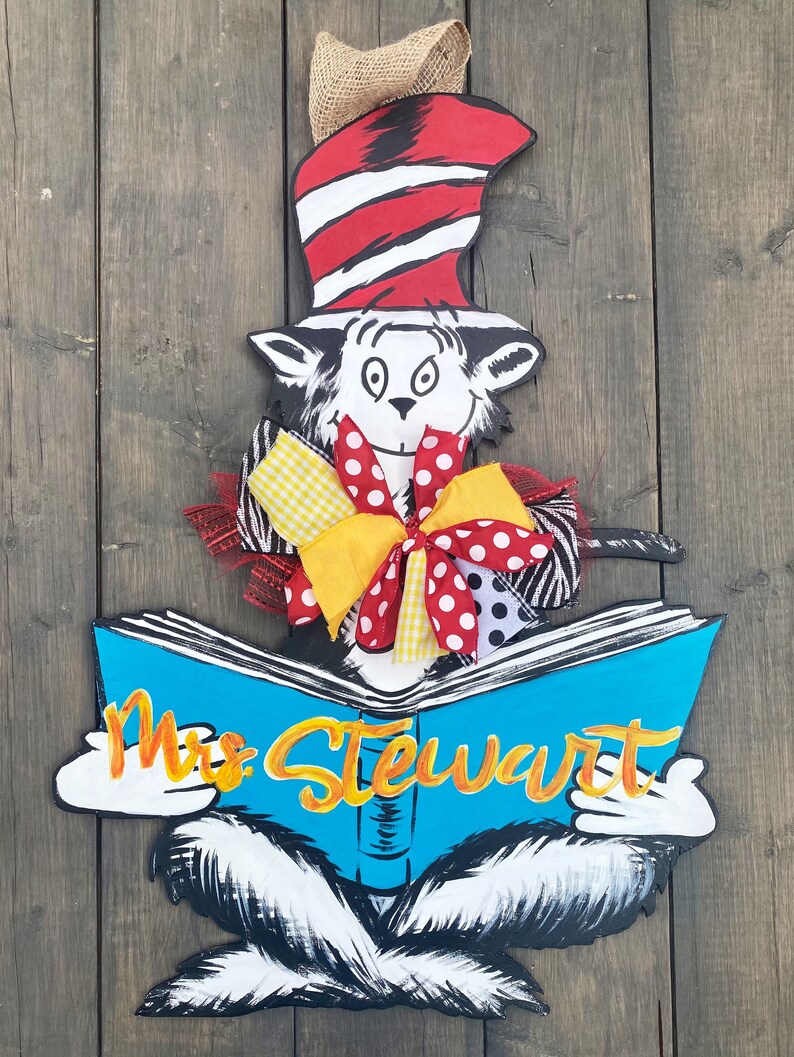 Teacher Classroom Dr.suess Door Hanger | Etsy